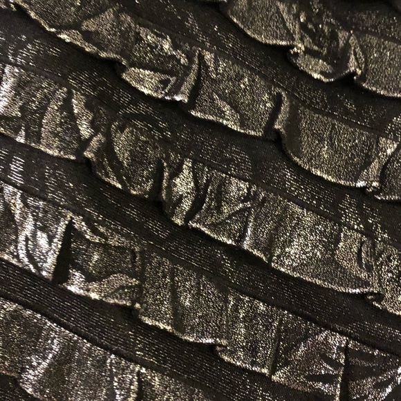 ASOS | matte metallic ruffle mini - Picture 4 of 6